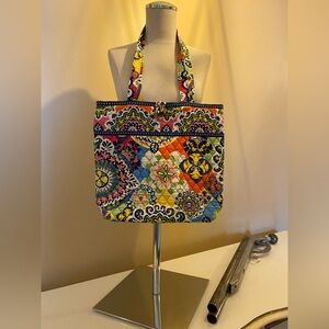 Rio patterned retired Vera Bradley Colorful Patterned Tote Bag